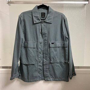 RVCA Men's Shirt Jacket Shacket Top Size Small